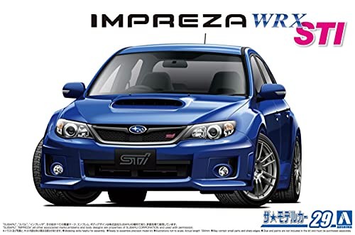 Aoshima 1/24 The Model Car Series No.29 Subaru Grb Impreza Wrx Sti Modell 2010-image