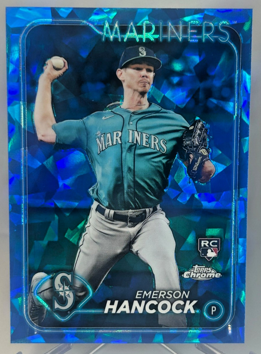 2024 Topps Chrome BLUE SAPPHIRE Emerson Hancock RC Rookie #39