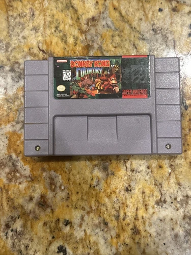 Donkey Kong Country (Super Nintendo, SNES, 1994) Authentic - Tested - Works