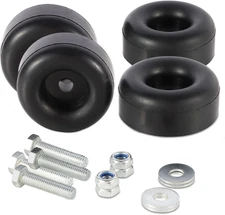 Heavy Duty Anti-Vibration Rubber Foot Pads - 1" X 2.5" Shock Absorbing Feet for 