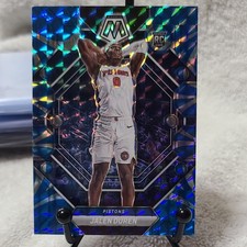 2022-23 Panini Mosaic Jalen Duren Rookie Blue Mosaic #225 Pistons NBA Basketball