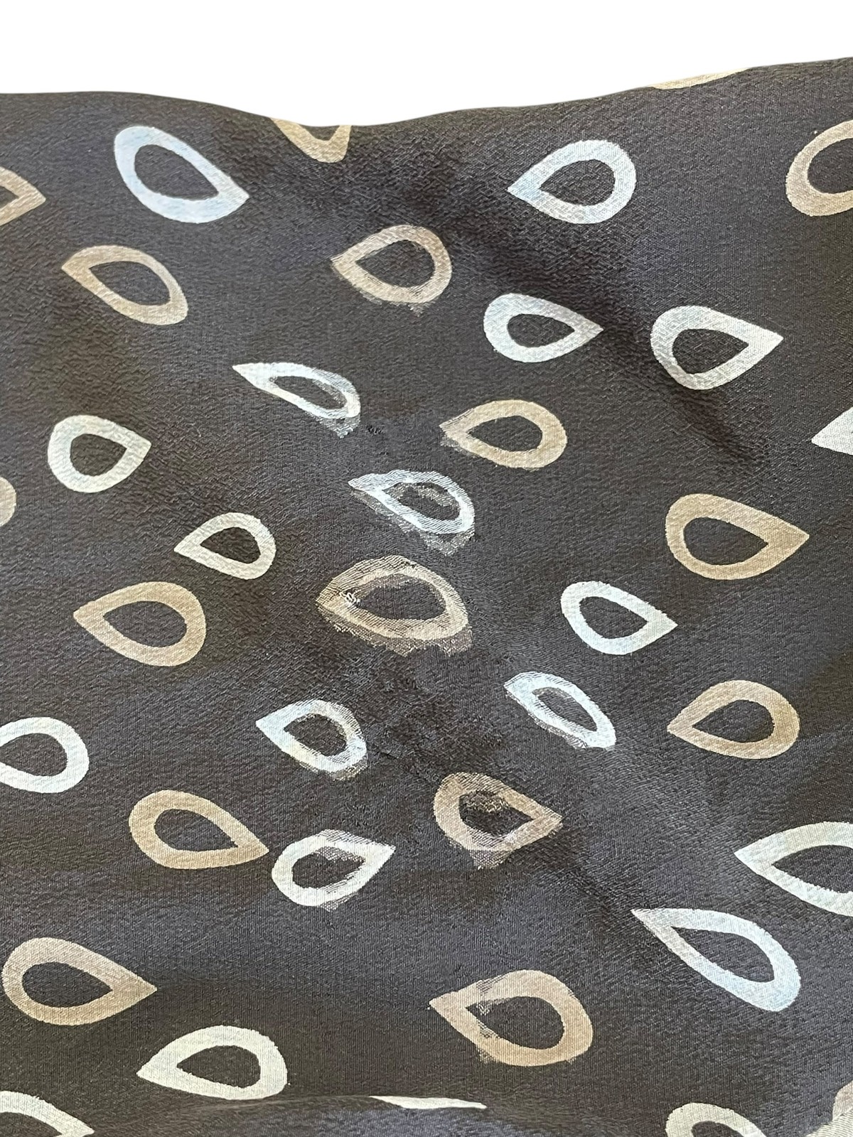 Fenn Wright Manson Multi Silk Patterned Blouse V-… - image 5