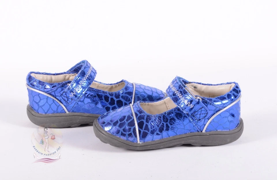 ZAPATOS MARY JANE UMI CUERO METÁLICO NIÑAS Talla 5.5 EE. UU. / 21 UE $60 NUEVOS SIN CAJA Foto 3 de 4