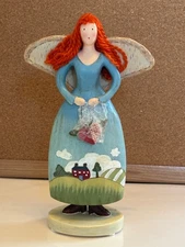 Russ Berrie & Co. Country Gatherings 8" Angel Figurine #21439 New in Box