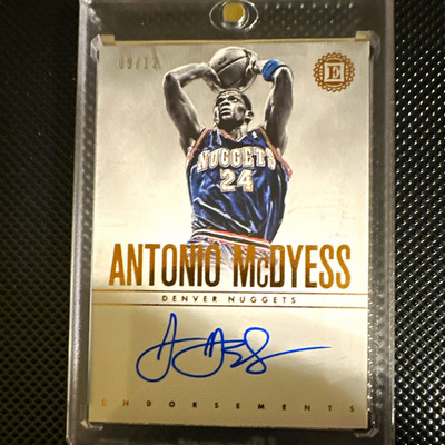 Panini 2018-19 Encased Endorsements Antonio McDyess Auto Bronze /12 EN-AMD