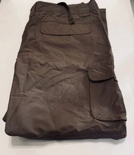 Pacific Trail Men's Cargo Convertible Outdoor Hiking Pants Brown Size 40/32