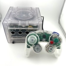 Nintendo Gamecube Console + Controller Only Clear DOL-001 (USA) Works Perfectly