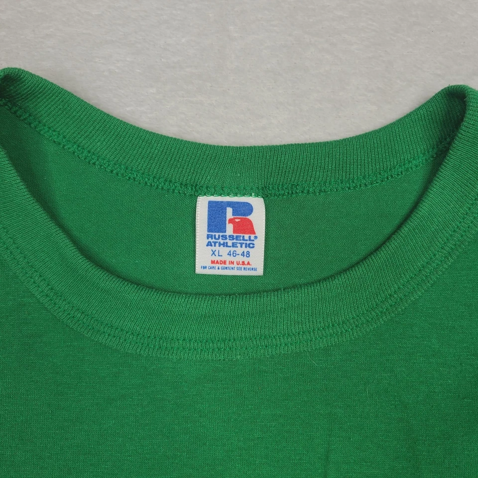 Camiseta De Colección Russell Athletic FRESHMAN College Frat Años 80 Para Hombre Grande HECHA EN EE. UU. Foto 4 de 4