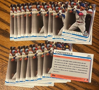 Willson Contreras 2019 Topps Update 36 Lot