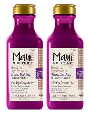 2 x Maui Moisture Heal & Hydrate Shea Butter Conditioner 13 Oz