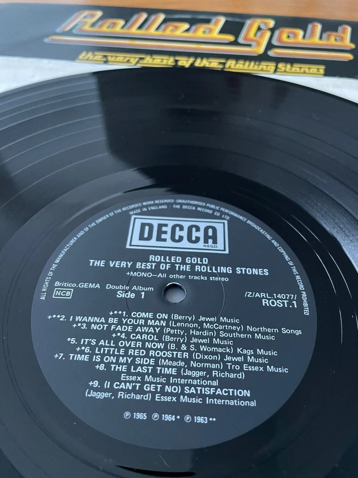 THE ROLLING STONES - ROLLED GOLD Greatest Hits The Best Of UK 2xLP EX - Image 3 of 4