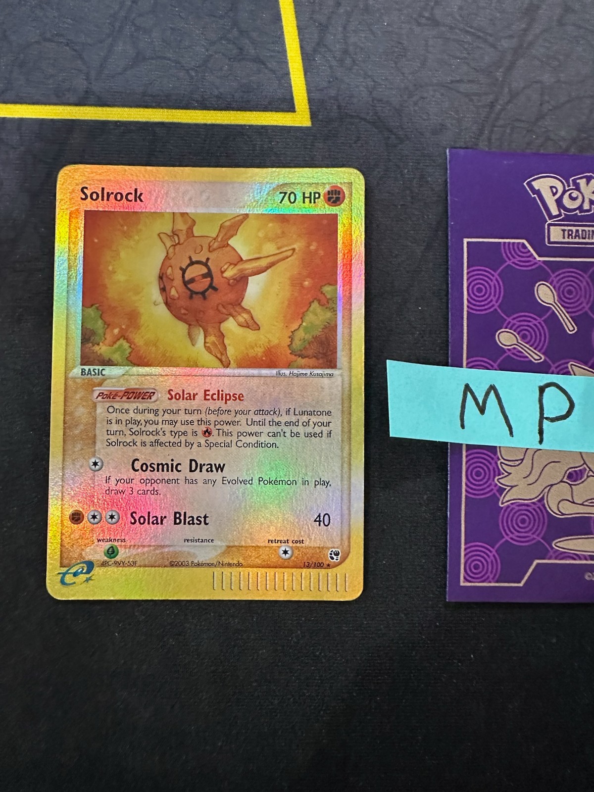 Pokemon Card Solrock EX Sandstorm Reverse Holo 13/100 094 💎MP💎