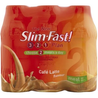 Slim.fast! Cafe Latte Shake 6 x 325ml