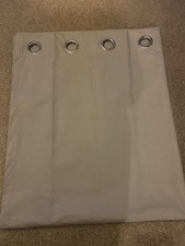 Set Pair Of Blackout Lined Curtains Stone Colour 46”x 56”