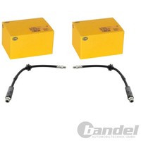 2X Hella Bremsschlauch Vorne Passend FüR Abarth 500 500C Fiat 500 Panda Ford Ka