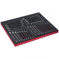 Bahco Fit&Go 3/3 Schaumstoffeinlage 30-Tlg. Ring-MaulschlüSsel-Satz