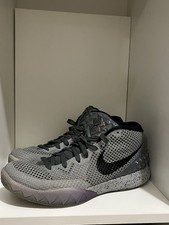 NIKE MENS KYRIE 1 ALL-STAR GRAY BLACK PURE PLATINUM SIZE 8.5 BASKETBALL SHOES