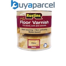 Rustins AFCS5000 Quick Dry Floor Varnish Satin 5 litre RUSQDFVS5L