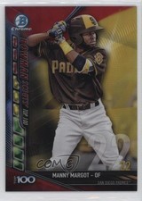 2017 Bowman Chrome Scouts Top 100 Red Refractor 5/5 Manny Margot #BTP-22 8az