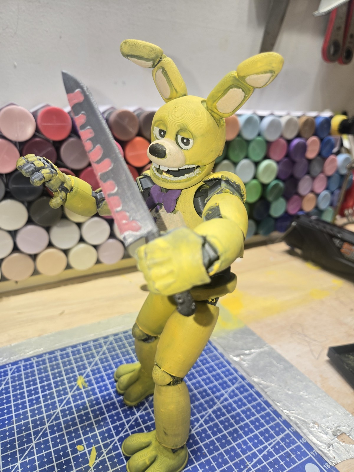 Spring Bonnie Action Figure William Afton, FNAF Movie Collectible | eBay