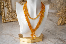 Collana in ambra 200 cm – Collana lunga in ambra baltica naturale
