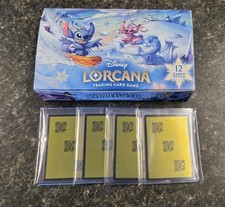 2026 Four Disney Lorcana Discard Error Qr Code Card Foiled!!! Winterspell