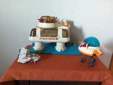 VINTAGE 1984 PLAYWORLD SPACE STATION LOT - HONG KONG - VEHICLES