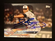 2018 Topps Update Joe Jimenez Signed All Star Card US197 Tigers Autograph Auto