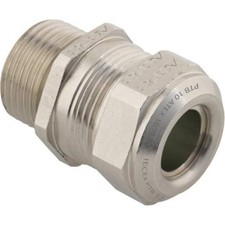 Kaiser Elektro EX1126.63.500 Threaded Cable Gland M63 Nickel Plated Brass 1pc