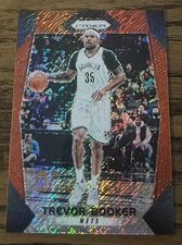 2017-18 Panini Prizm FOTL Red Shimmer Prizm /8 Trevor Booker #159 SSP