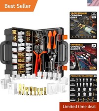 Comprehensive Automotive Crimp Tool Kit with Storage for Versatile Applications