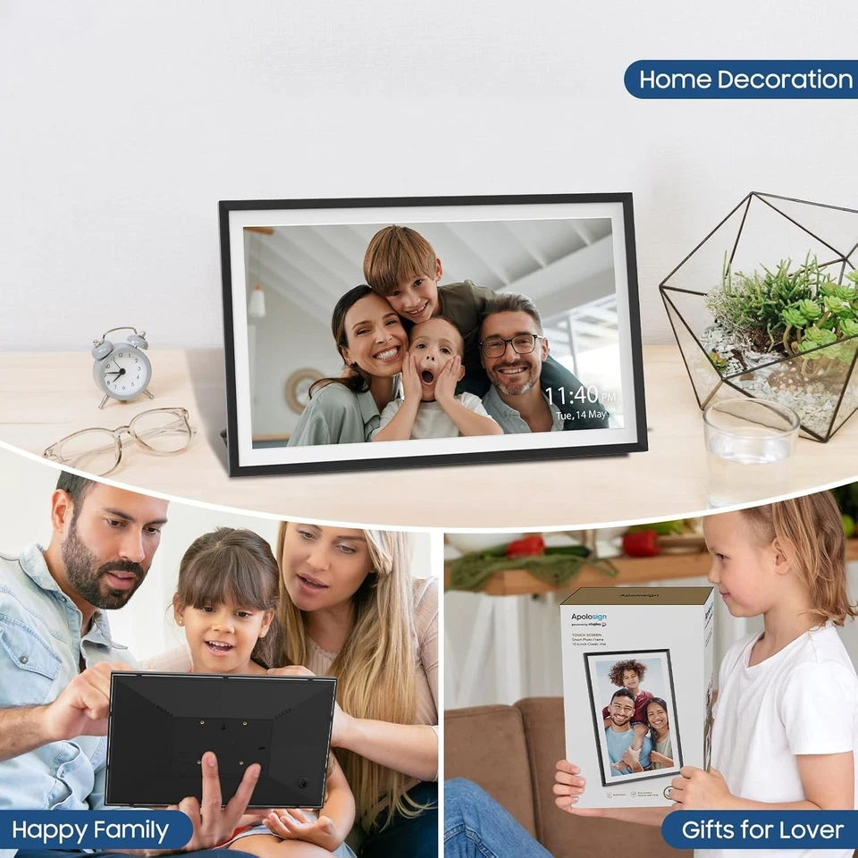 Nixplay Digital Picture Frame by Large WiFi Digital Photo Frame, 15.6 inch - Image 3 of 4