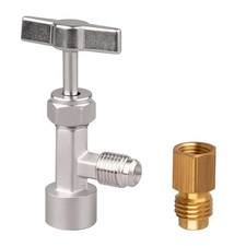 Car R134a Self Sealing Can Tap, R134A Refrigerant Can Tap Valves with Tank Adapt