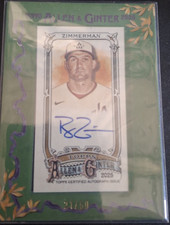 2025 Topps Allen & Ginter - Framed Mini Auto Nationals Ryan Zimmerman  /50