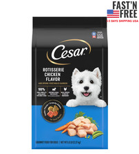 Cesar Small Breed Rotisserie Chicken And Spring Vegetables Dry Dog Food, 5 Lb.