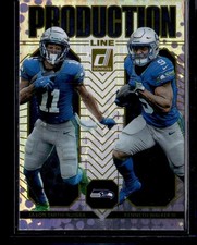2025 Donruss #14 Jaxon Smith-Njigba / Kenneth Walker Production Line