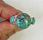 HSN Jay King Sterling Silver Hubei Turquoise Ring Size 6 — photo 4