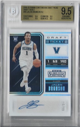 Jalen Brunson [Autographs] #84 2018 Panini Contenders Draft Picks card