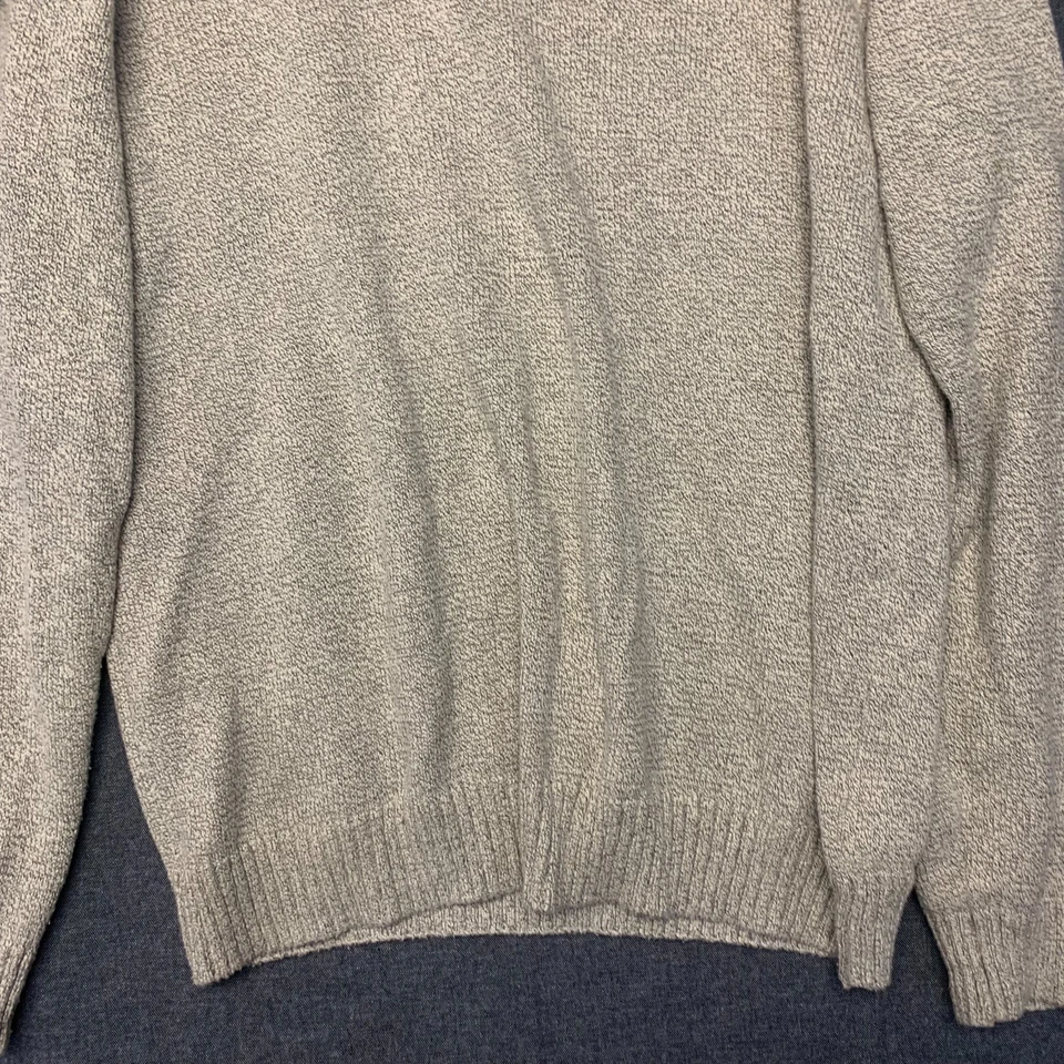 Eventide Men's Sweater Size L Gray Knit 1/4Zip Pullover Long Sleeves Casual Warm - Image 3 of 4