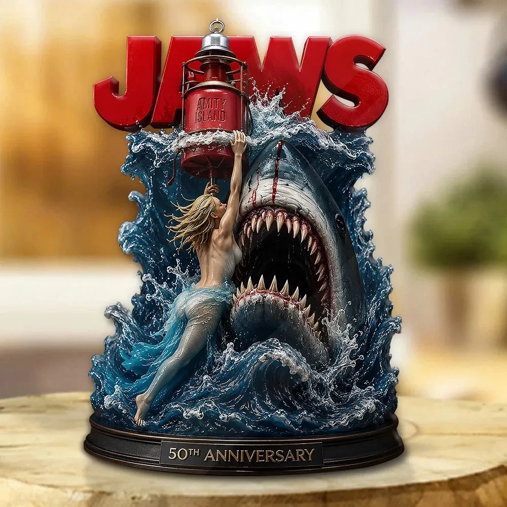 Jaws 50th Anniversary Shape Acrylic Plaque