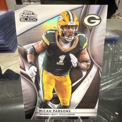 Topps 2025 Chrome Football Micah Parsons #77 Packers Refractor /299