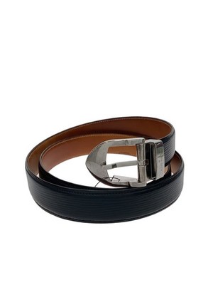 LOUIS VUITTON Ceinture Classique (Noir, Silver Buckle) - Epi Leather, Black, Wom