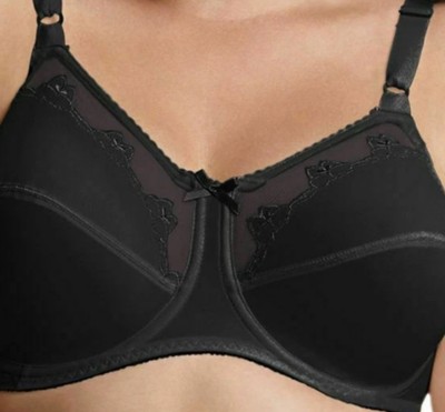 NEW Bali 0180 Midnight Flower UW 2 Ply Full Cover U-Back Black 42DDD MSRP $44