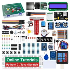 Super Starter Kit for Raspberry Pi 5/4/4B/3B/3B ,Python C Java AE327