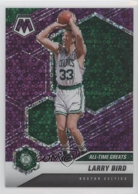 2020 Mosaic All-Time Greats Fast Break Purple Prizm /50 Larry Bird #295 HOF 1q9j