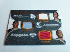 PRUITT CONLEY LAW 2007 SP ROOKIE THREADS TRIPLE JERSEY RC ROOKIE PHOTO SHOOT 