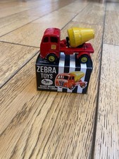 Vintage Benbros Zebra Toys Ready Mixed Concrete Lorry Cement Mixer MIB Boxed