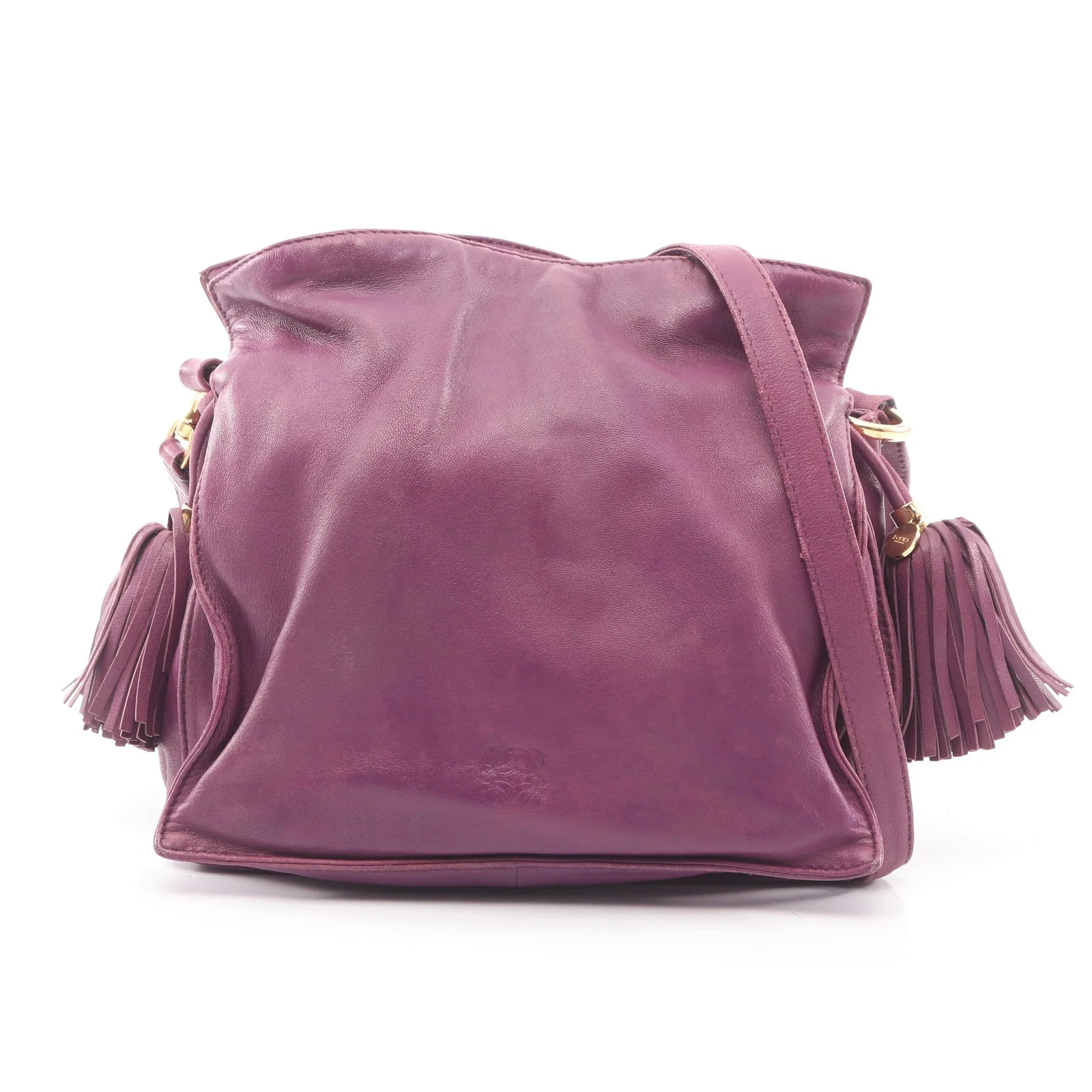 Loewe — Loewe 22 Shoulder Bag Purple Leather #RCB3365