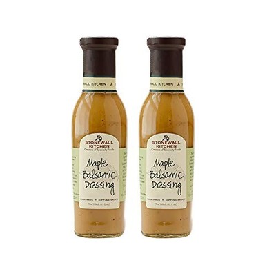 Stonewall Kitchen Maple Balsamic Dressing, 11 Ounces 11 Fl Oz (Pack of 2) 