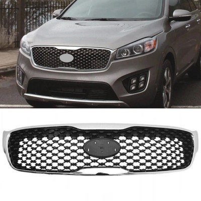 For 2016 2017 2018 Kia Sorento L LX Front Bumper Upper Grille Chrome KI1200181